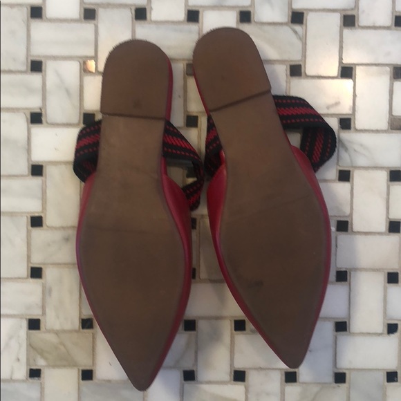 Red pointed flats WORN ONCE! - Picture 3 of 3